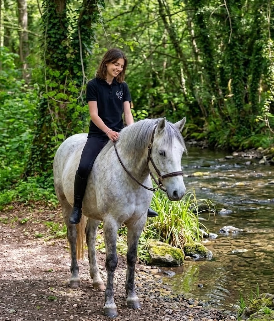 Polo Piqué Signature - Cœur de Gris