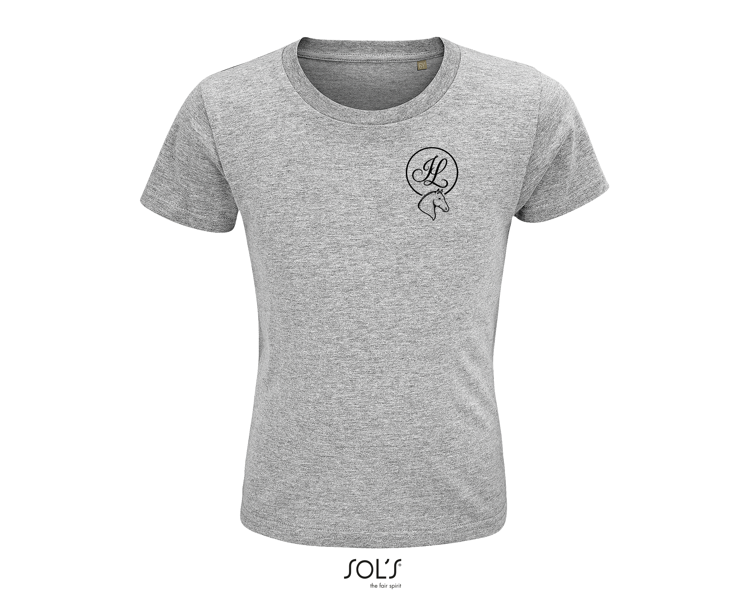 T-shirt Enfant Signature "Made in France" - Cœur de Gris