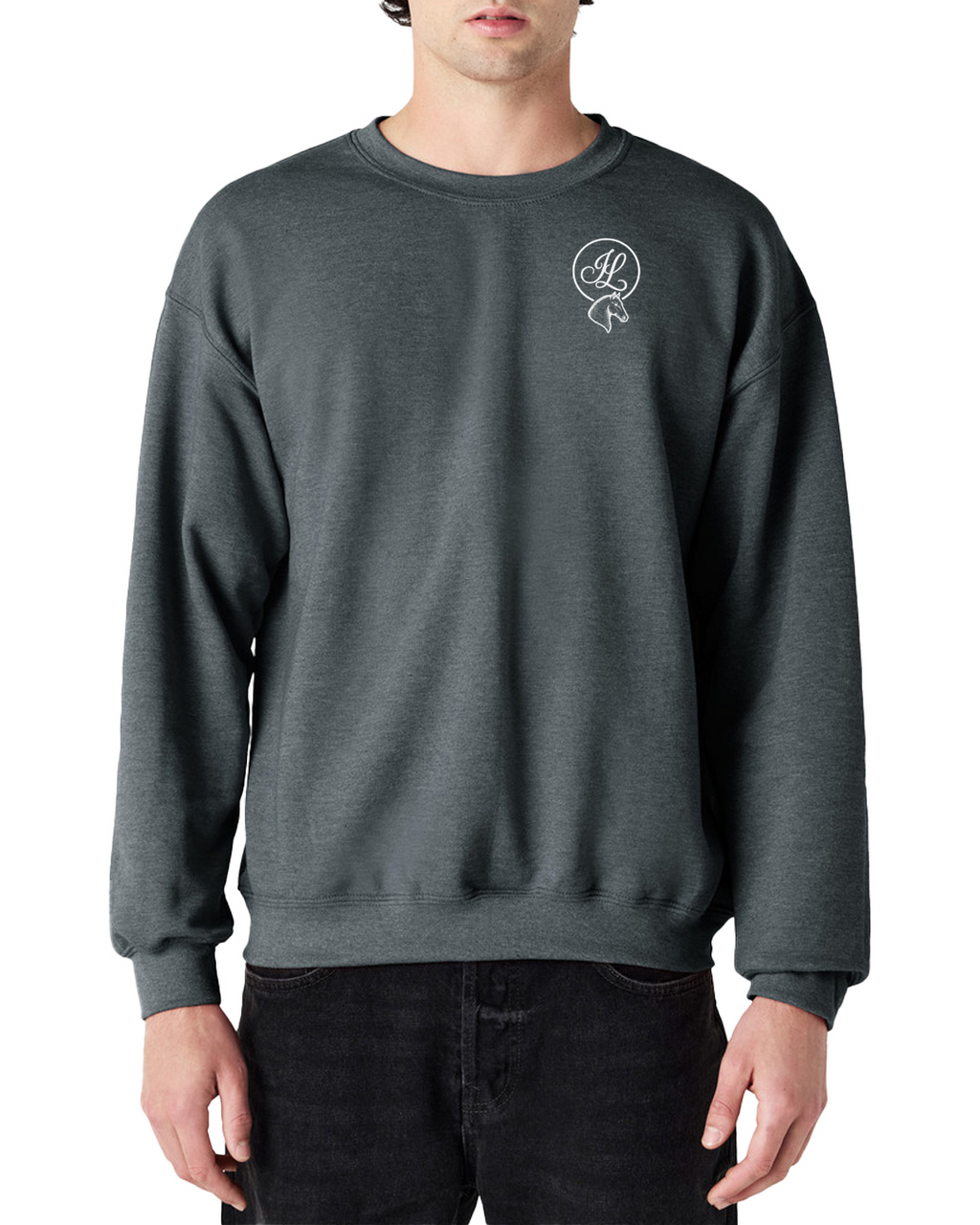 Sweat Signature "Made in France" - Cœur de Gris