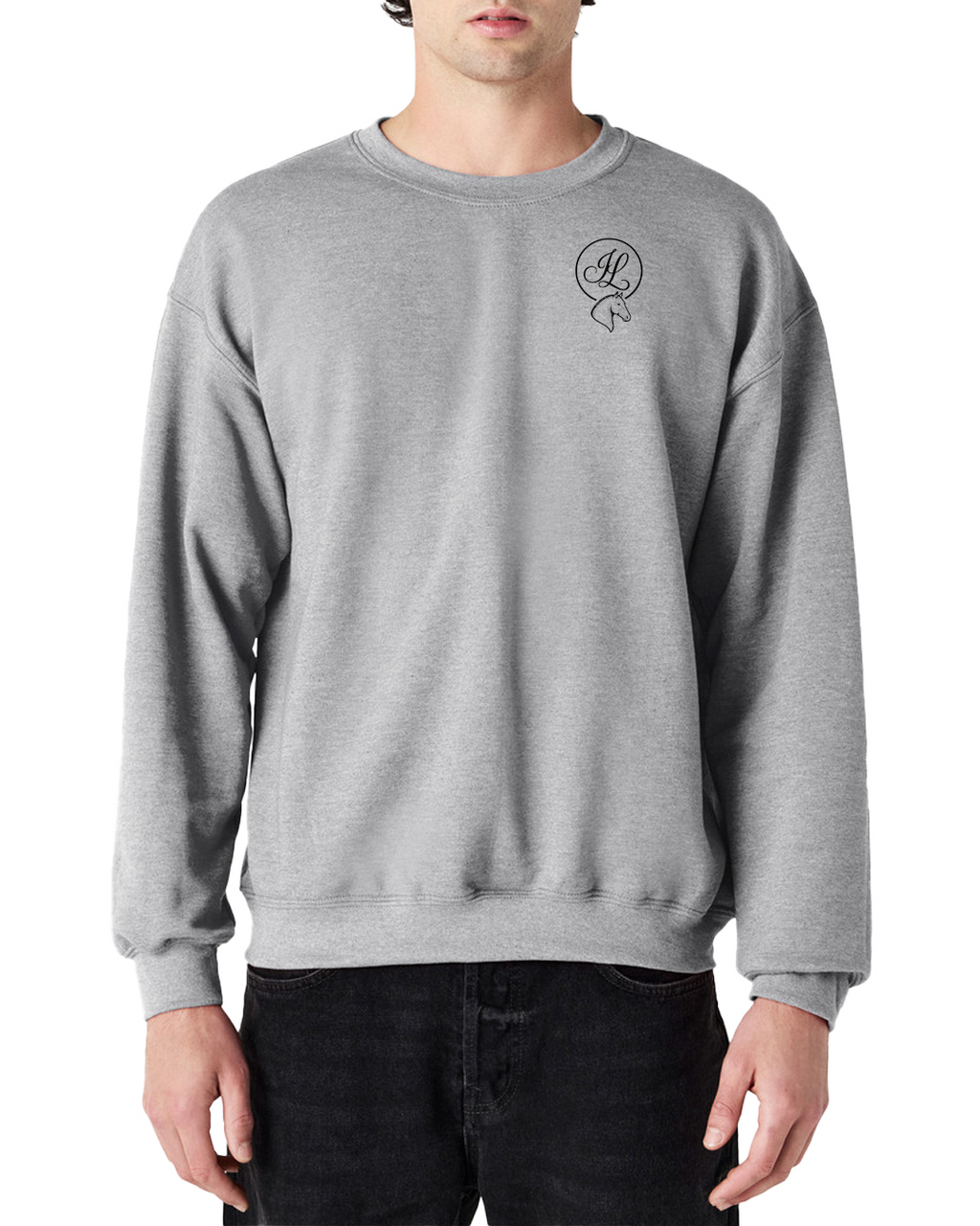 Sweat Signature "Made in France" - Cœur de Gris