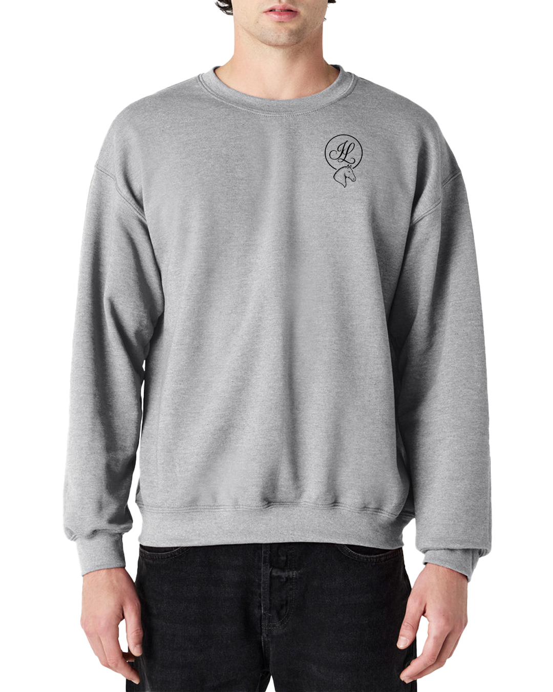 Sweat Signature "Made in France" - Cœur de Gris
