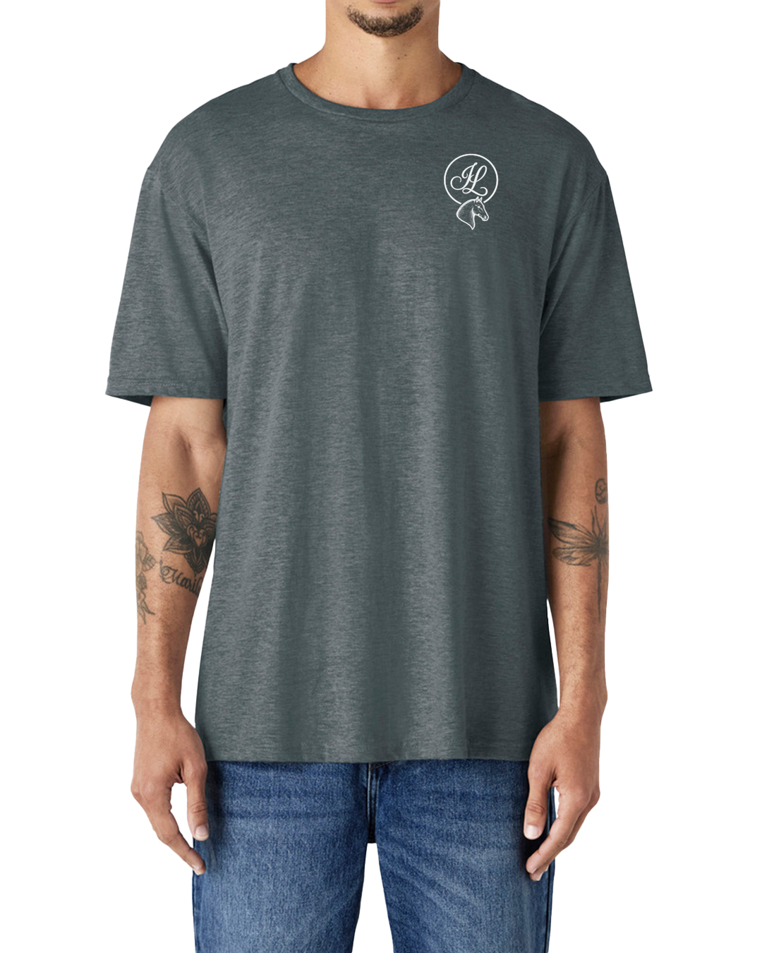 T-shirt Signature "Made in France" - Cœur de Gris